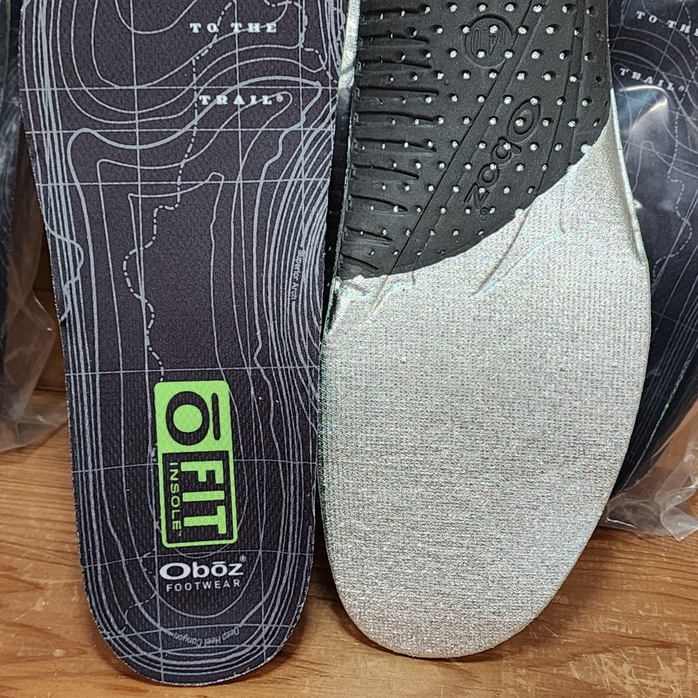 Womens Oboz O FIT Mylar Insoles, durability, firm support, comfort , NIB, $40 - Picture 2 of 16